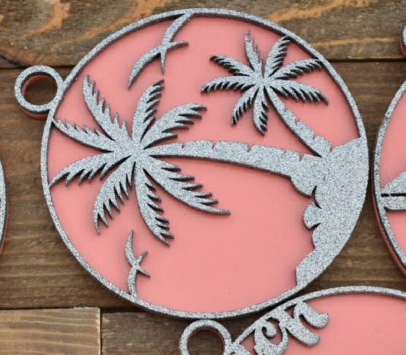 Beach themed ornaments